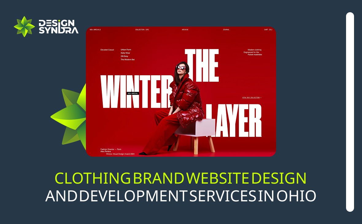 Clothing brand website design and development Services in Ohio | Design Syndra